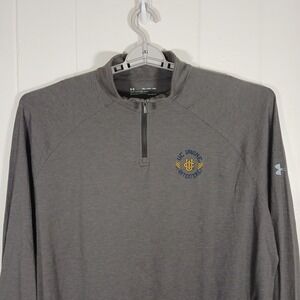 Under Armour UC Irvine Anteaters Charged Cotton 1/4 Zip Pullover Men's 3XL Gray
